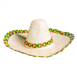 Mexické sombréro slamák Fiesta